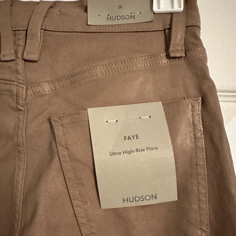 Hudson Coated Chinchilla Pants - Size 25